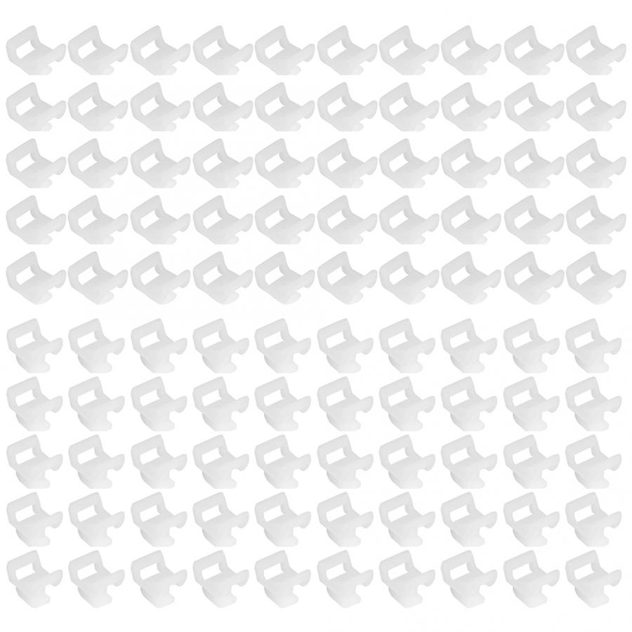 50 Stuks Base Mount Cable Tie Zip Ties Houder Voor Europese Standaard Aluminium Profielen Plastic Kabelbinders