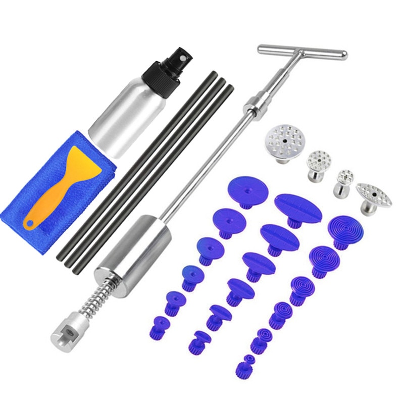 Dent Gereedschappen Verveloos Dent Repair Dent Puller Kit Uitdeuken Slide Hammer Lijm Sticks Reverse Hamer Lijm Tabs Auto Hagel schade