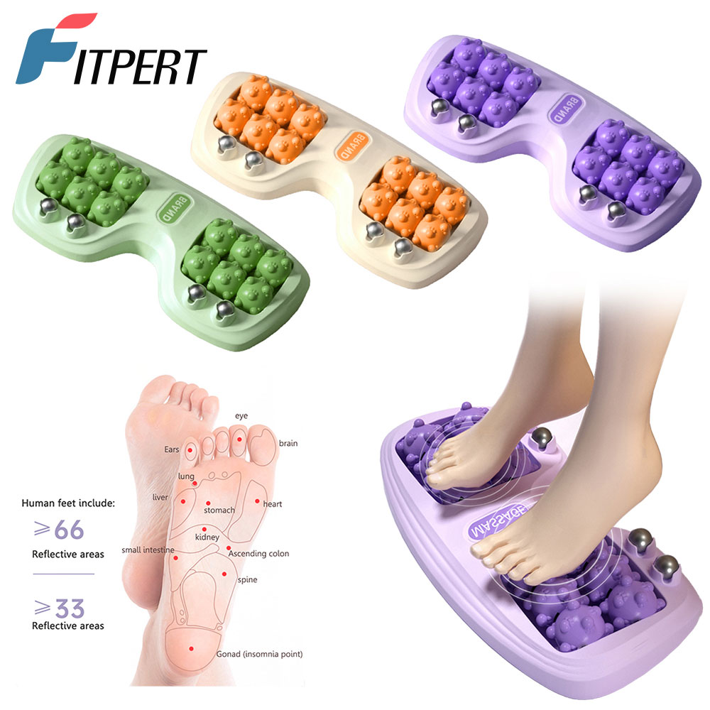 Voetmassage roller voetreflexologie acupunctuurtherapie lichaamsstijfheid yoga fitnesstraining spierontspanningstherapie massager