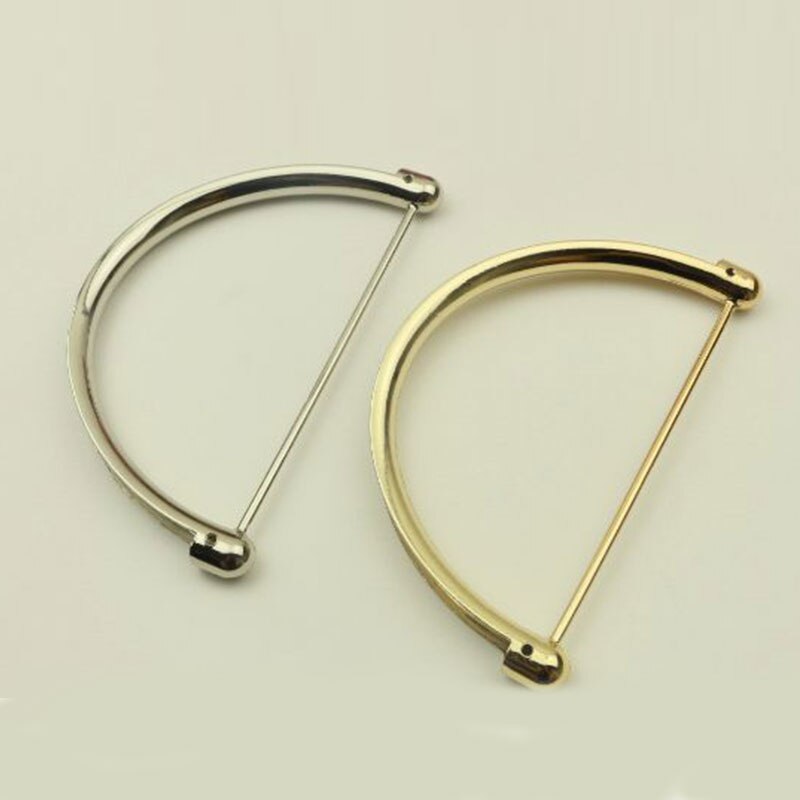 2 Pcs Vrouwen Metalen Tas Handvat Vervanging Voor Purse Bag Handtas Handvatten Diy Tas Accessoires Vrouwen Handvatten Voor Tassen