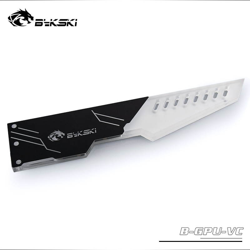 Bykski GPU tarjeta gráfica soporte compañero 5V ARGB 3PIN/12 V RGB 4PIN iluminación B-GPU-VC