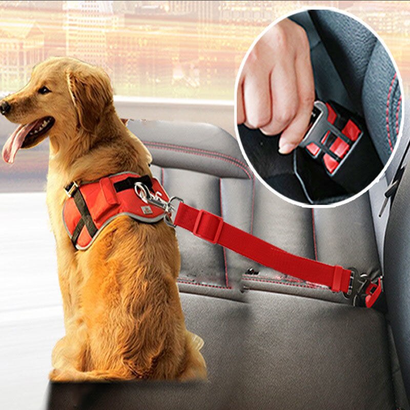 Hond Autostoel Pet Veiligheidsgordel Veiligheid Gordels Verstelbare Leash Reizen Clip Hond Kat Seat Belt Voor Alle Auto Kat dog Seat Belt