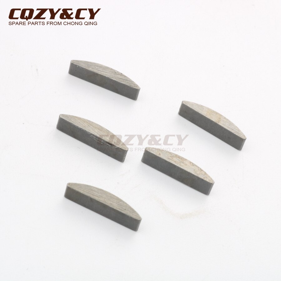 5PC KRUKAS WOODRUFF SLEUTEL 13X2.5X3MM voor Kymco Agility 50 Basic Carry Stad MMC Een RS Naked Bet & Win CX Calypso 50cc 4-takt