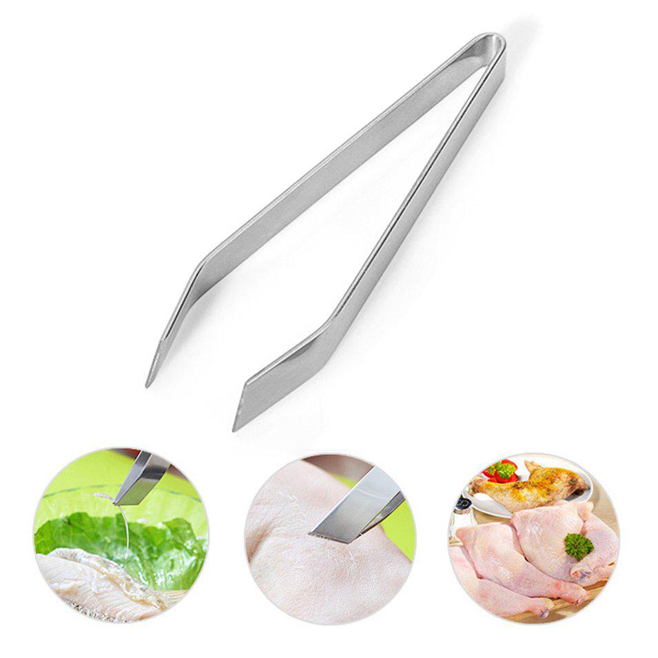 Pinzas para quitar espinas de pescado, pinzas para recoger pinzas de acero inoxidable, utensilios para mariscos, manualidades