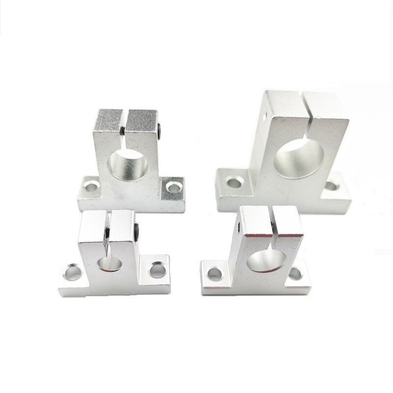 1Pcs 3D Printer Rail Support Base Aluminum Alloy Support Seat Guide Rod Bracket Shaft End Flxing Seat SK6-SK25