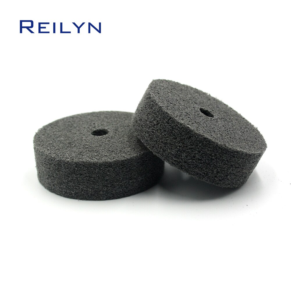 non-woven polishing wheel 75mm polishing disc fabric polishing roller for hand drill rotary tool