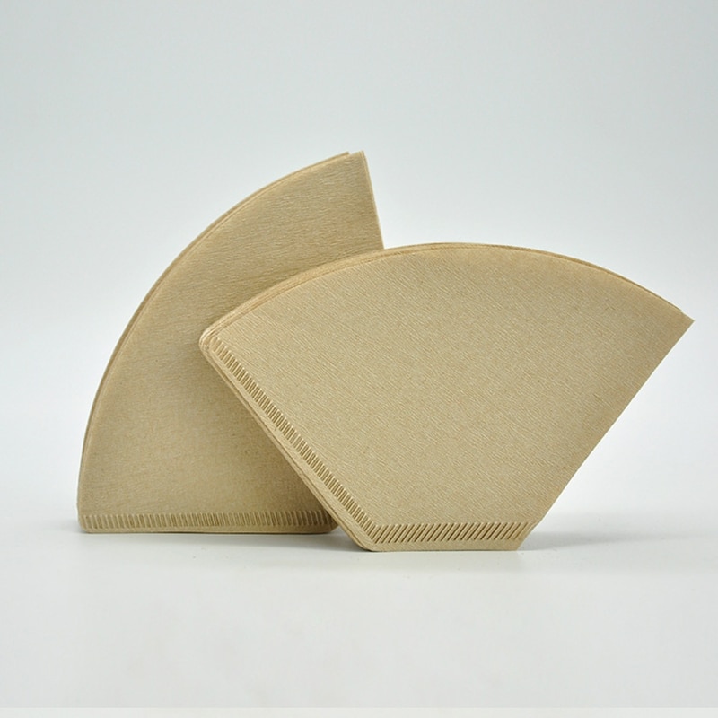 101 102 4.5Cm 5.0Cm 40 Pcs &quot;V&quot; Vorm Koffiekopje Filter Papier Espressomachine Mokka Pot zeef Vel