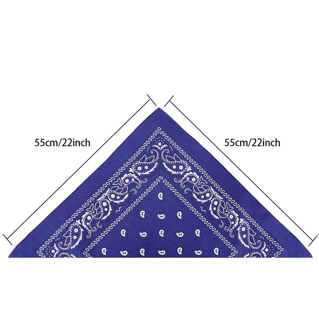 3 PCS Hip Hop Printing Handkerchief Bandana Men Women Sports Bandana Scarf Double Sided Head Wrap Scarves Headwear