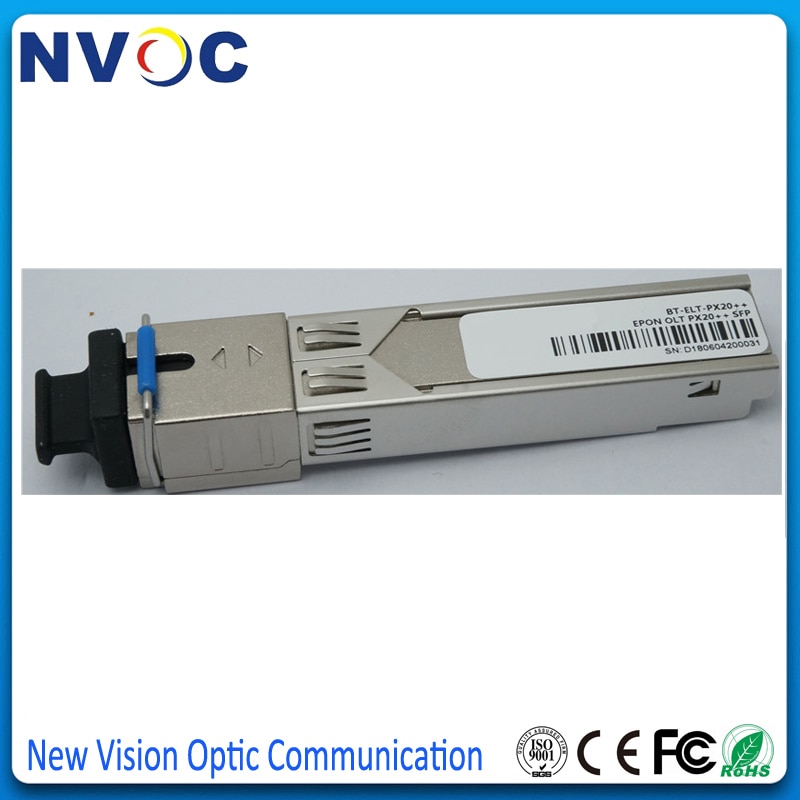 EPON ONU PX20 +, G.984.2, 20 km, Tx 1310nm 1,25G, Rx 1490nm 1,25G, SFP form-faktor, SC/UPC steckerbuchse, EPON SFP ONU Modul