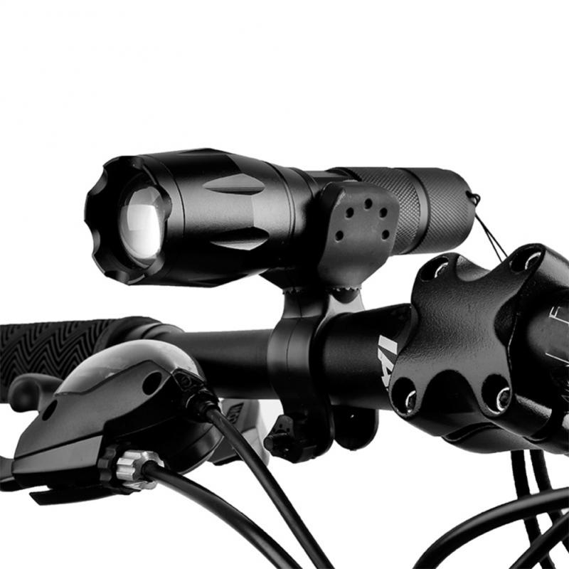 Universal- Fahrrad Licht Halterung Einstellbar Fahrrad Lampe Halfter Silikon 360 ° Drehbare Fahrrad Taschenlampe Lampe Halterung