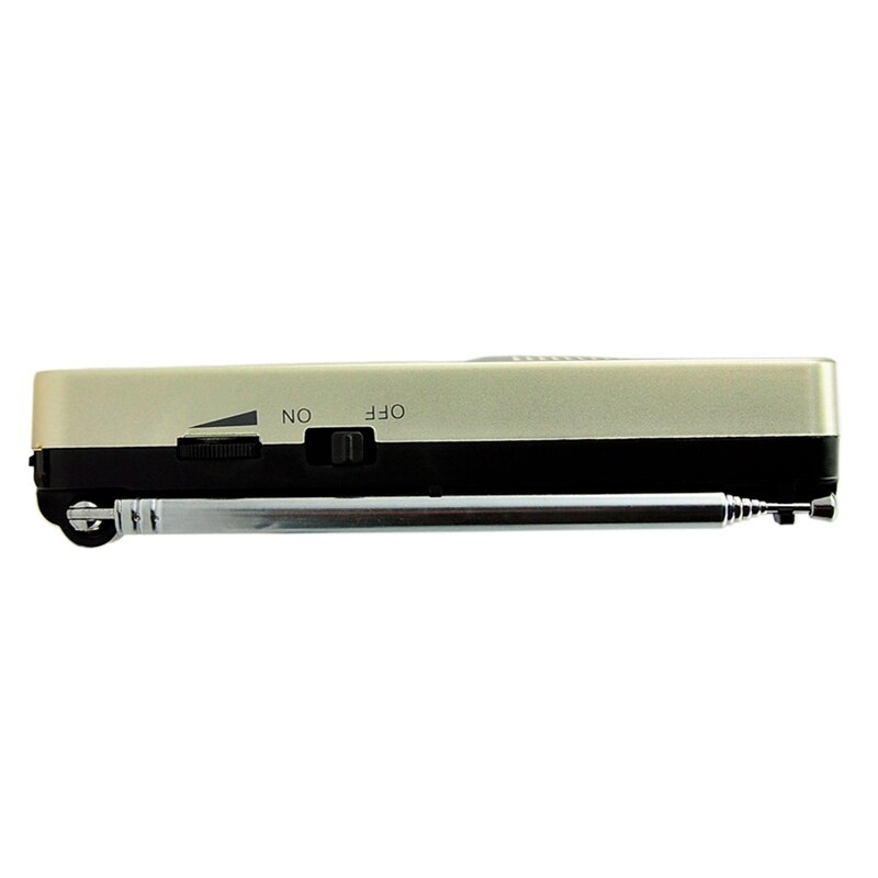 L-258 multi-bande FM Am Mw Sw récepteur Radio, lecteur MP3 de la carte Tf et clé USB (doré)