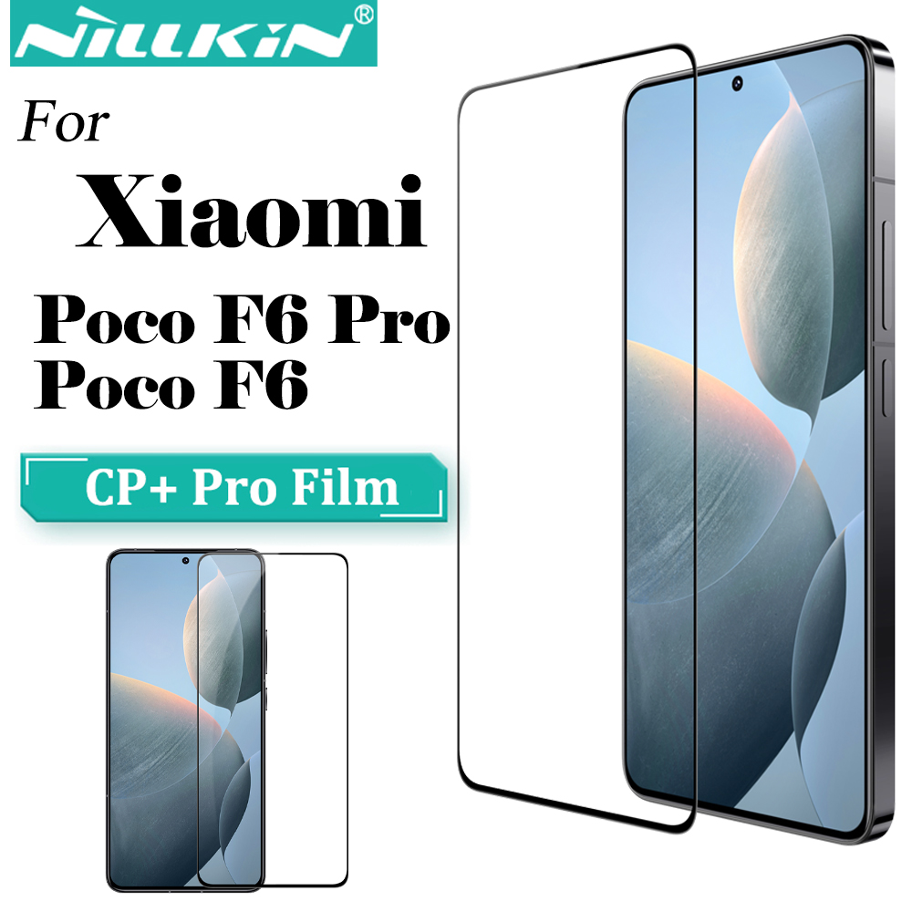 Nillkin pour Xiaomi POCO F6 POCO F6 Pro 5G verre trempé CP + PRO Anti-Explosion entièrement protecteur d'écran Film de verre