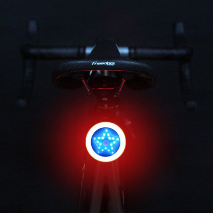 Multi Beleuchtung Modi Fahrrad Licht USB Ladung Führte Fahrrad Licht Blitz Schwanz Hinten Fahrrad Lichter: Bild 006