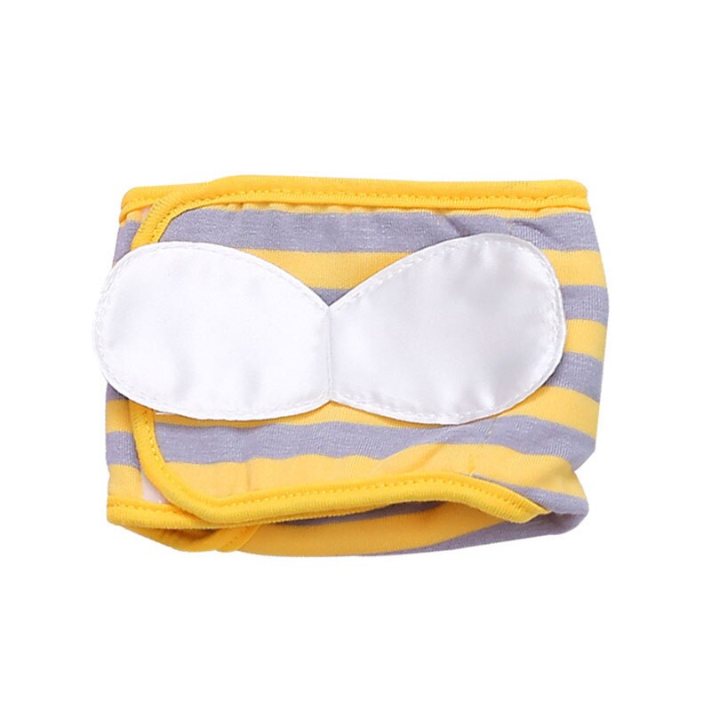 Wielokrotnego użytku zmywalne szorty dla psa pieluchy dla psa trwałe wygodne stylowe spodnie dla psa okłady dla psów 5 rozmiar S M L XL XXL: YELLOW / S