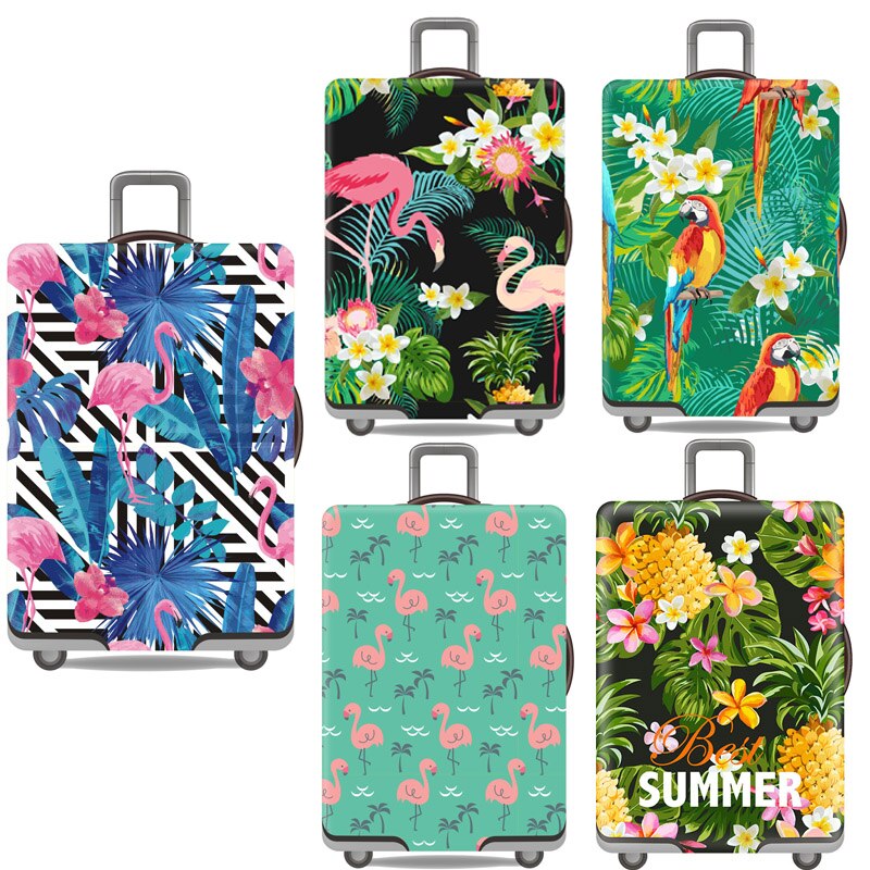 Flamingo wzór elastyczny bagaż obudowa ochronna Dustproof18-32 Cal walizka przypadku pokrywy ochronne akcesoria podróżne