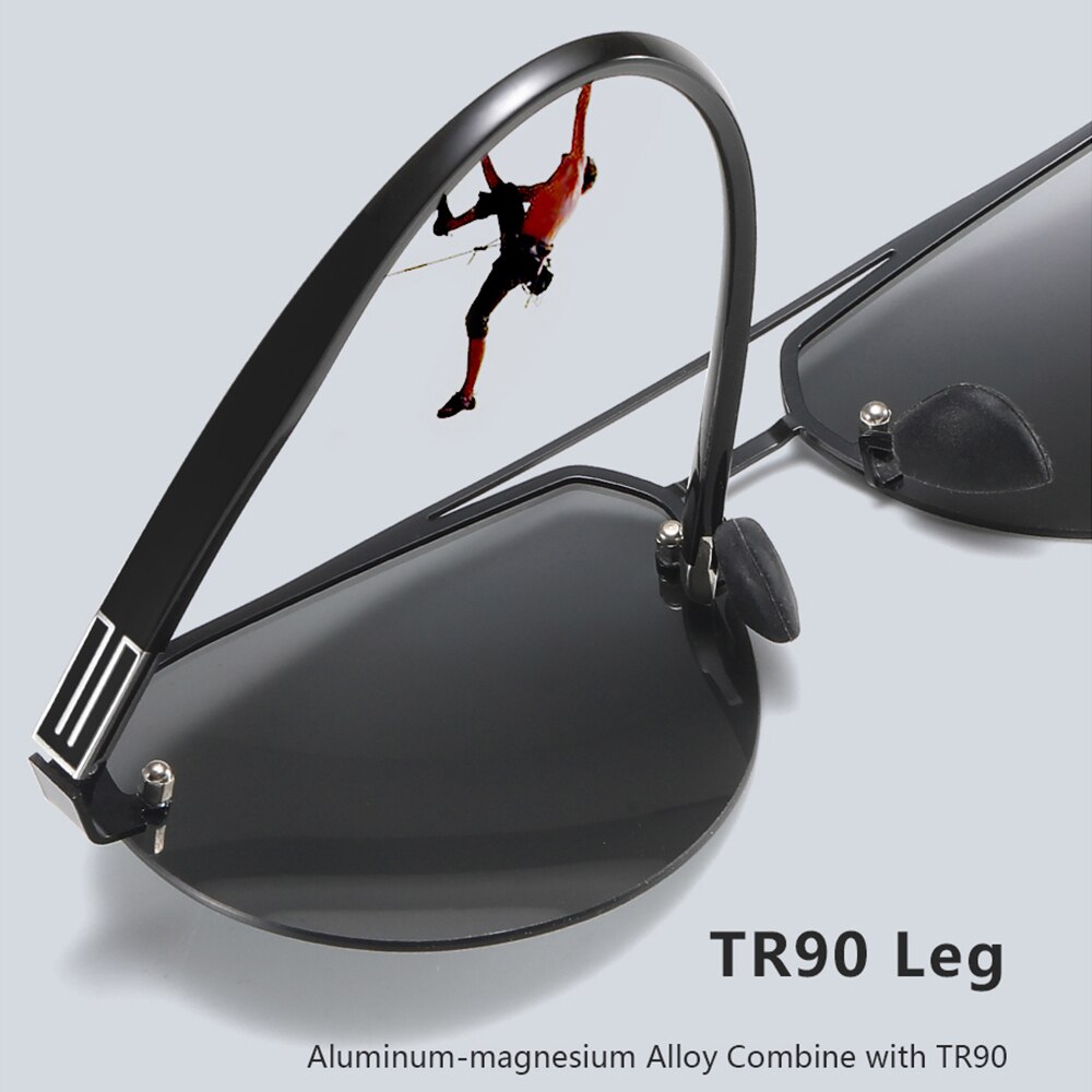 Sonnenbrille Neue Photochrome Sonnenbrille Männer Schild Nacht Vision Objektiv für Fahren Polarisierte Sonnenbrille UV400 Sonnenbrille