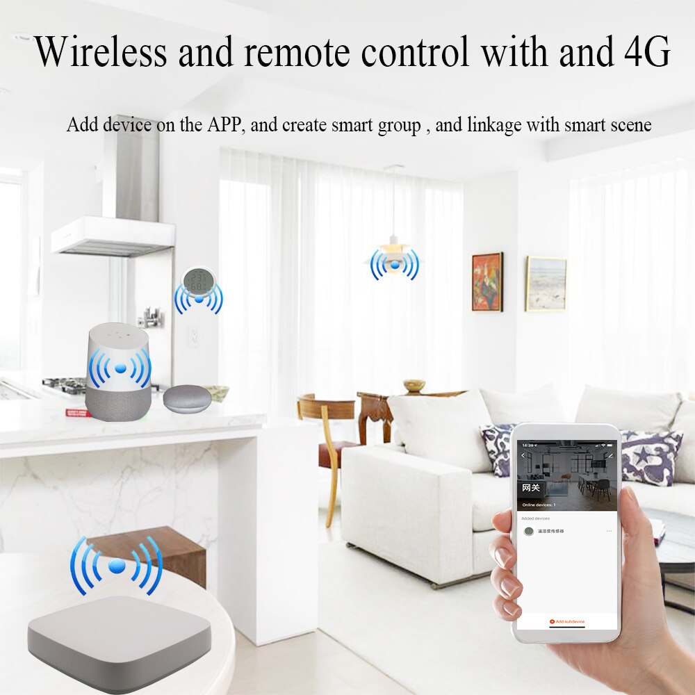 Tuya Wired Zigbee Bridge Smart Home Zigbee Gateway Hub Remote Control Zigbee Devices Smart Life APP Works with Alexa Google Home
