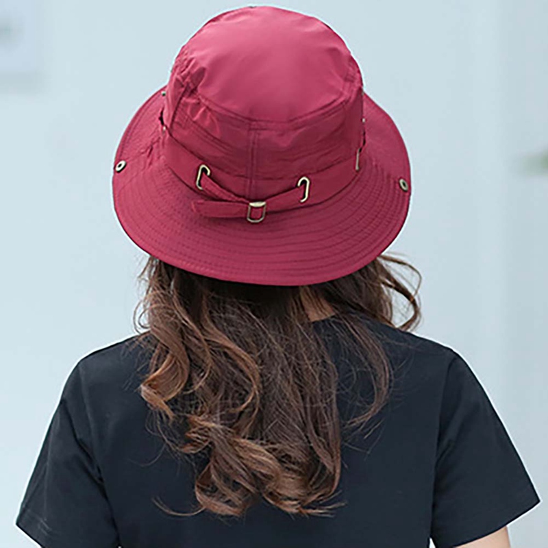 Outdoor Protection Summer Boonie For Men And Women Foldable Bucket Hat For Hiking Sun Hat, Waterproof Fishing Sun Hat