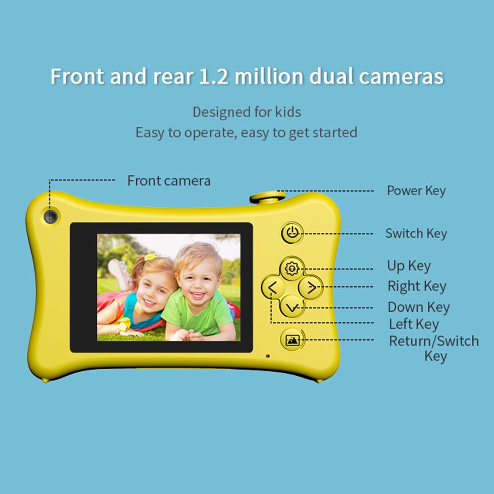 Action Kamera Film Kameras Fotografie kinder Cartoon Kamera Video Kamera Spielzeug 2 zoll Mini Pädagogisches Spielzeug