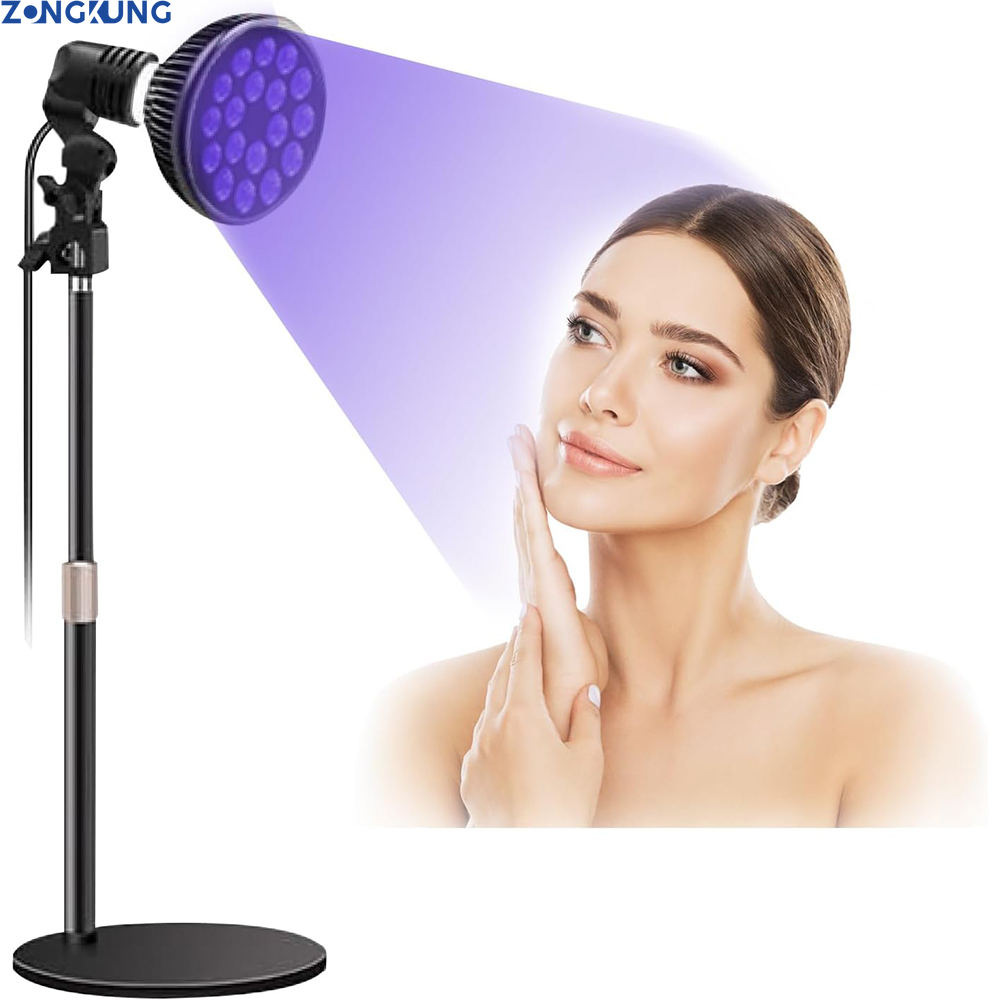 UV-Bräunungslampe, 54 W, Solariumlampe zum Bräunen, Körperpflege, 18 LEDs, Hautpflege für bronzierte Haut, Lichtlampe 460 nm und 480 nm