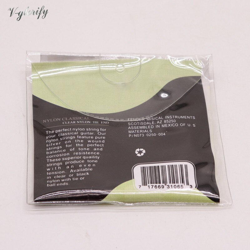 Classic Guitar Strings Nylon Strings E B G D A E For Classic Guitar Parts & Accessories silver color G028 6Pcs/Set