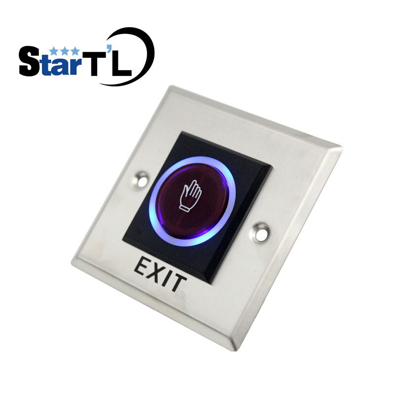 Infrarood No Touch Non-contact Deur Release Exit Sensor Switch Met Led Indicatie Voor Toegangscontrole systeem