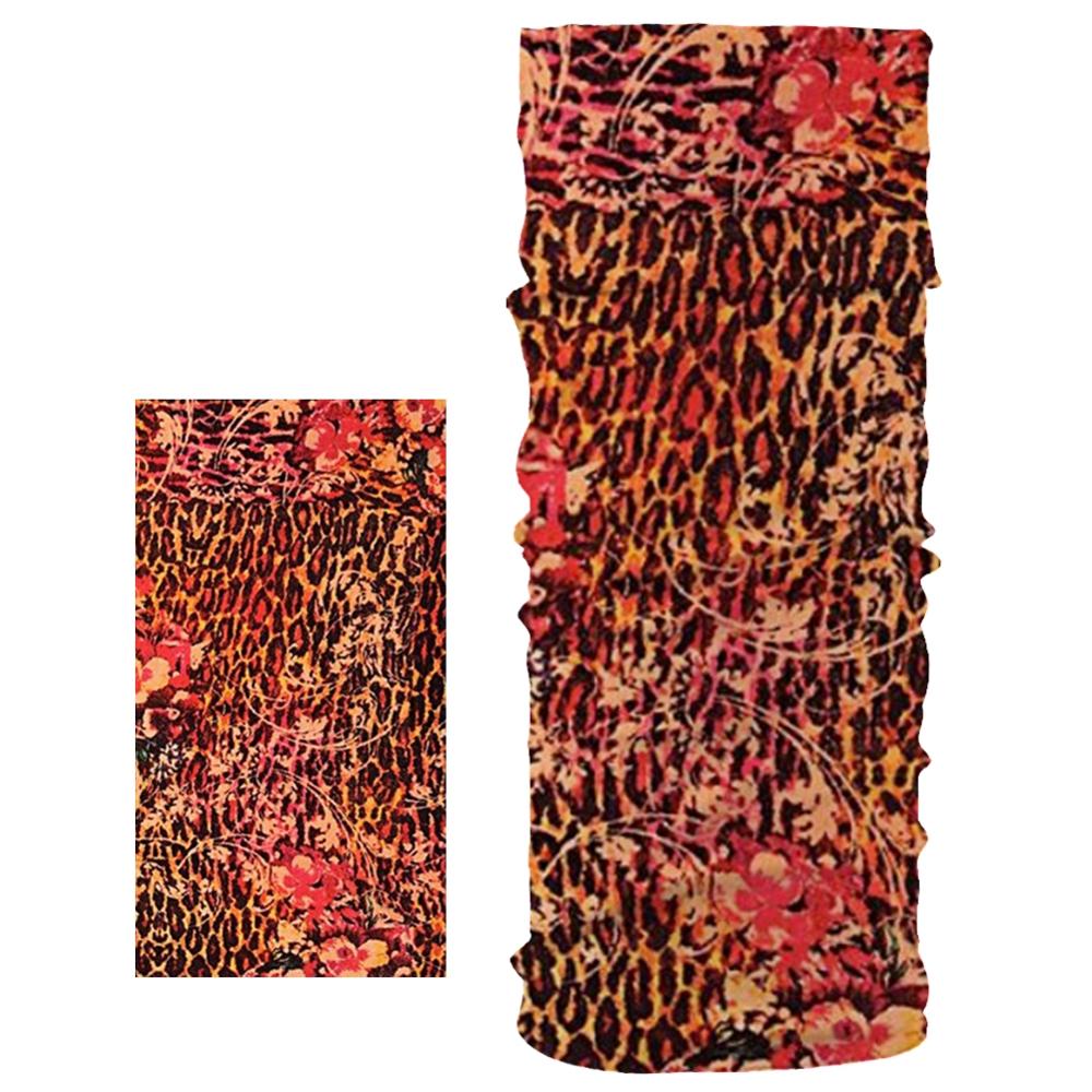 Nouvelle écharpe anti-poussière matériau doux et élastique motif léopard Cool unisexe magique Tube écharpe Fitness bracelet bandeau: 09