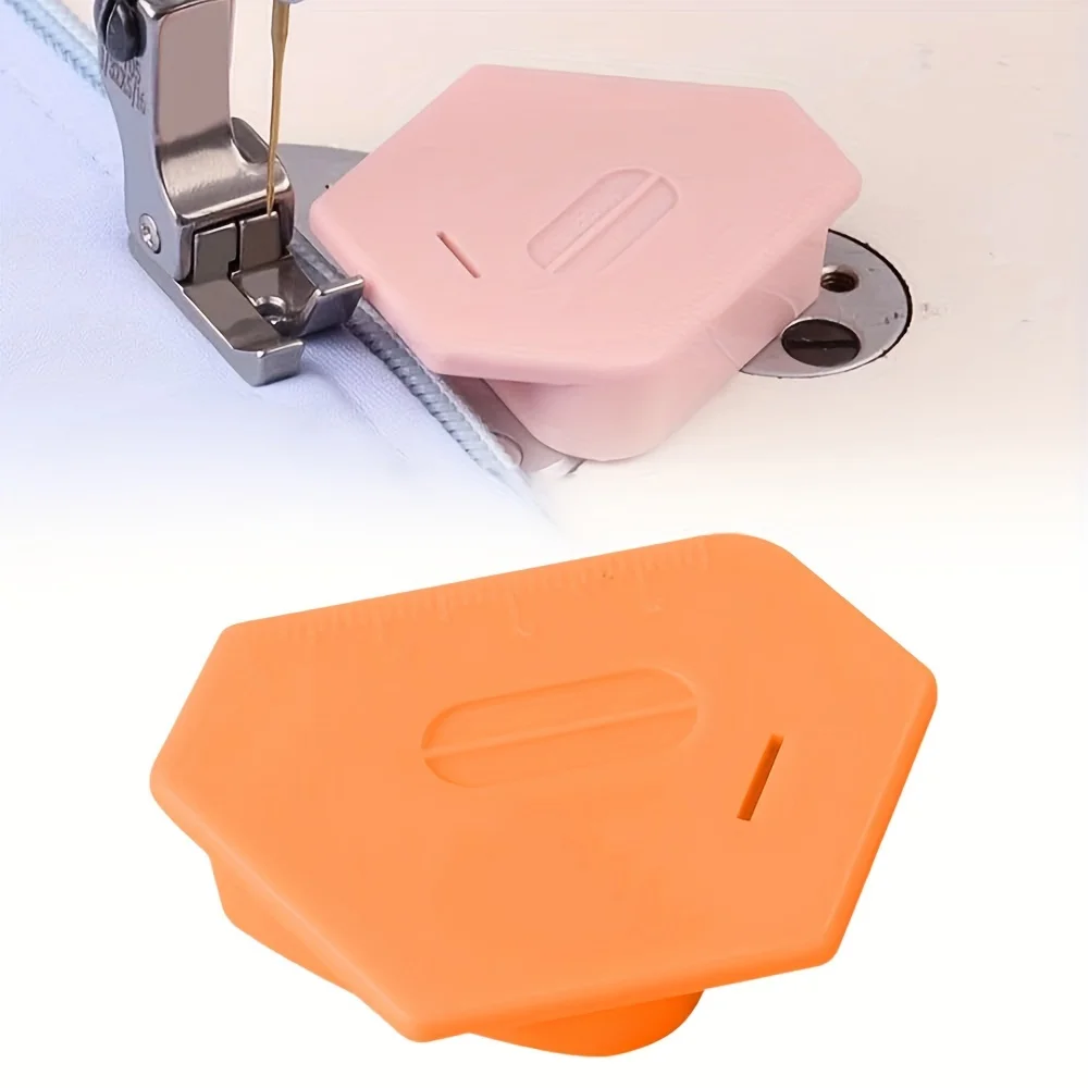 Sewing Magnetic Seam Guide Anti-Slip Grip Sewing Machine Guide Magnets Sewing Machine Attachments Multifunctional Ruler Hemmer: Orange