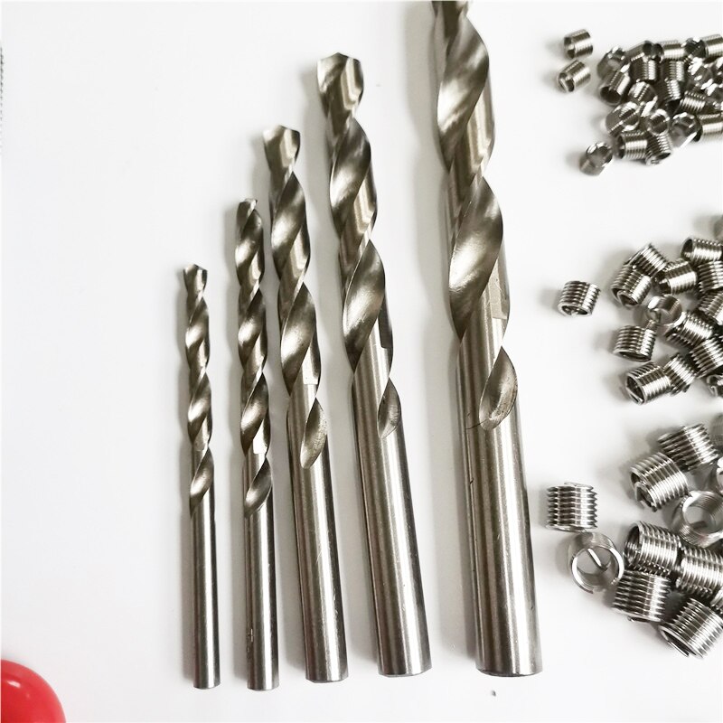 131pcs Engine Block Restoring Damaged Thread Repair Tool Kit M5/M6/M8/M10/M12 Car repair tools Coarse Crowbar