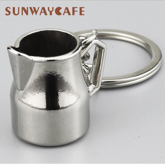 Espresso Coffeeware Accessoires Sleutelhanger Koffie Machine Handvat Moka Pitcher Sleutelhanger Draagbare Creatieve Barista Koffie Sabotage: I