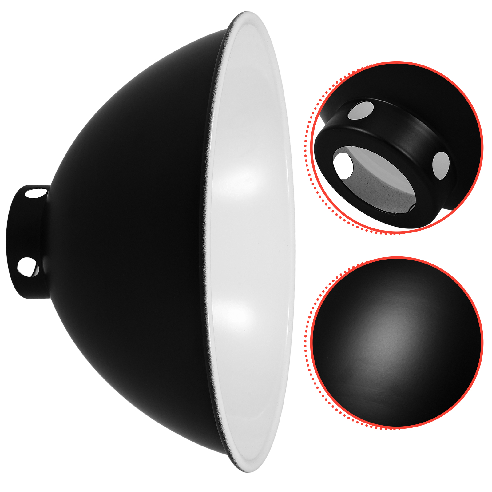 Reptiel Warmtelampafdekking Geïsoleerde reflector Metalen lampenkap voor hagedissen Slangen Schildpadden onderhoud Tankaccessoire