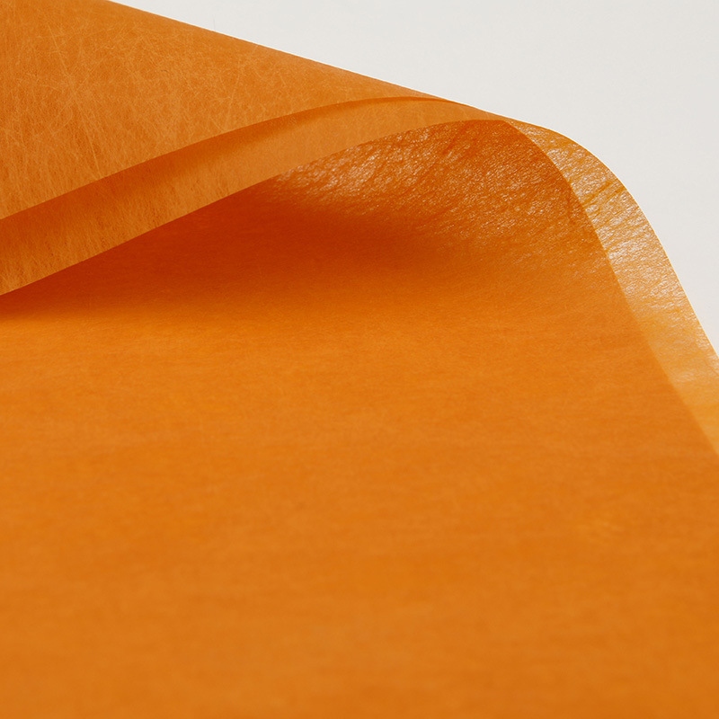 Papier de soie en coton nuage 58x58cm, emballage doublé, pour Bouquet de fleurs, papier artisanal pour , pour fleuriste: Calendula Orange