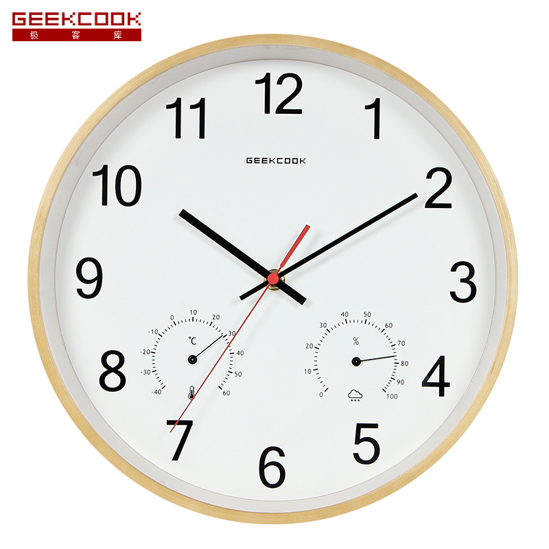 Moderne vægur nordisk lydløs vintage industriel indretning rustik vægur stue reloj cucu boligindretning  yy60dc: Stil 3