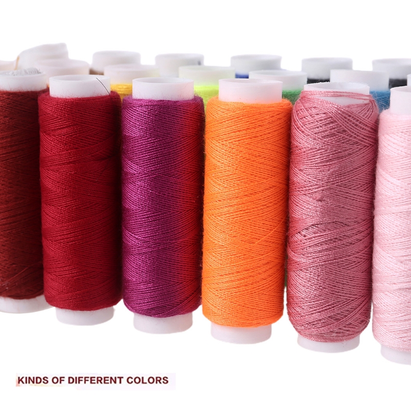 24 Colors Sewing Threads Heavy Duty Crafts and Sewing Thread for DIY Embroidery and Daily Patching 87HA