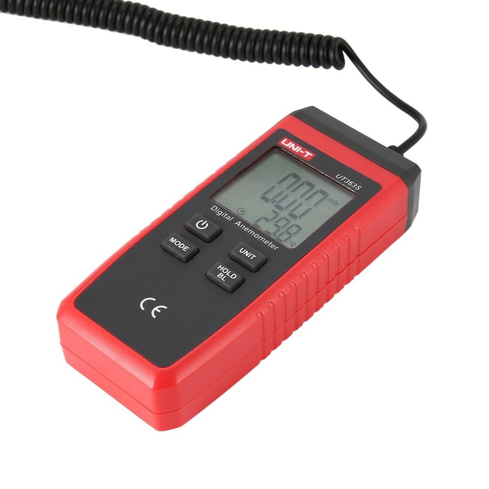 UNI-T UT363S Split Digital Anemometer High Precision Anemometer Wind Speed Meter Air Volume Ambient Temperature Tester