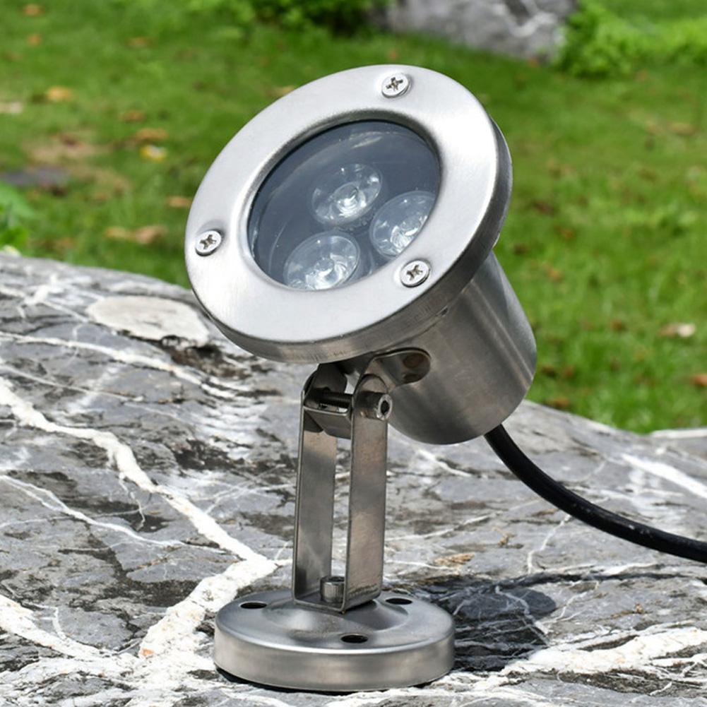 Rvs Anti-Corrosie Schijnwerper Lamp IP68 Waterdichte Rgb Led Onderwater Licht Voor Fontein Aquarium Zwembad 12V