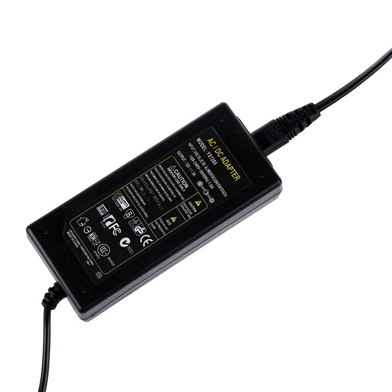 12V 5A 60W Power Supply Adapter for LED light Strip RGB SMD 3528 5050