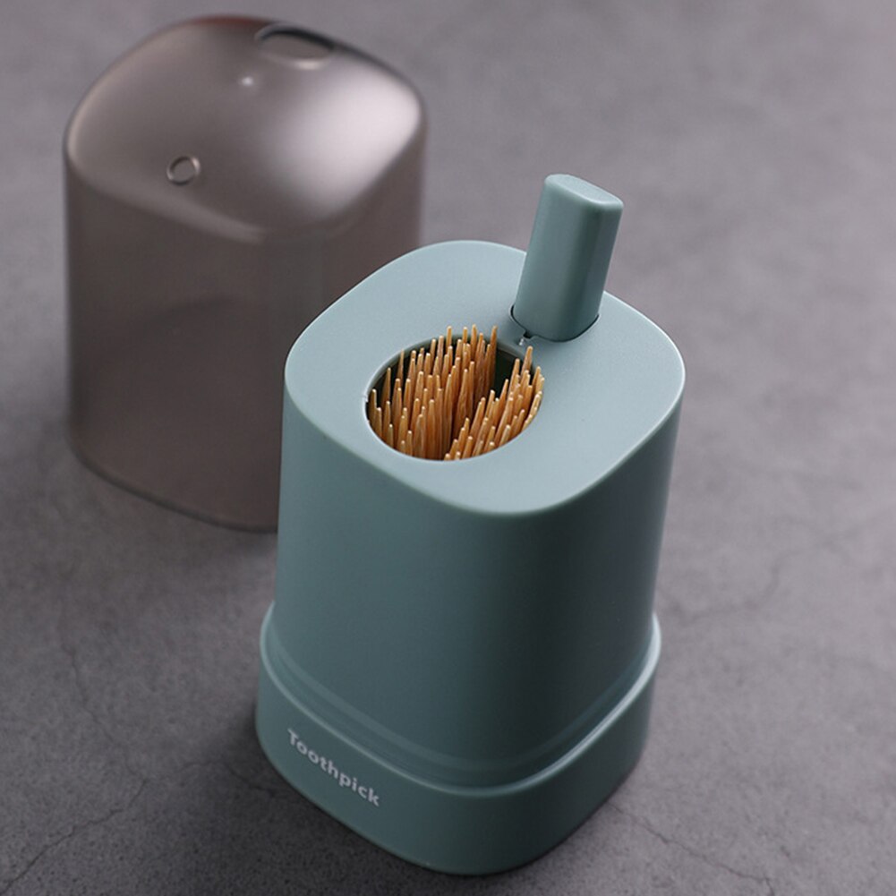 Self Toothpick Box Portable Toothpick Holder Container Restaurant Kitchen Toothpicks Dispenser Home Items9.5x5.5cm