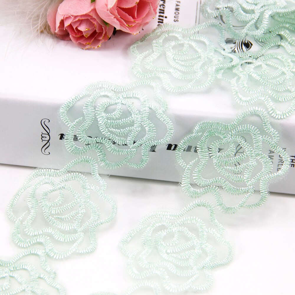 Lint Trim Kleding DIY Naaien Handgemaakte accessoires 1 yard, DIY handgemaakte materiaal, bruiloft wrap, 5Yc2204: 1055427004