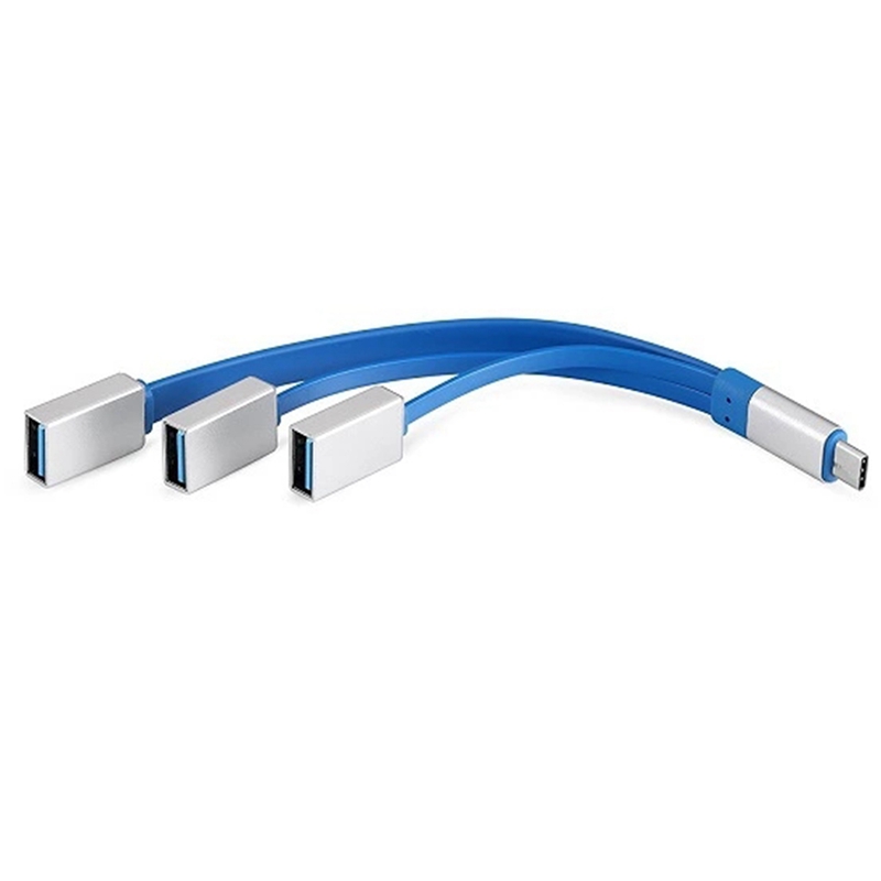 Adaptador Usb 3,1 tipo C Hub multipuerto 3 en 1 Usb C a Usb 3,0 + 2 X Usb 2,0 Char.