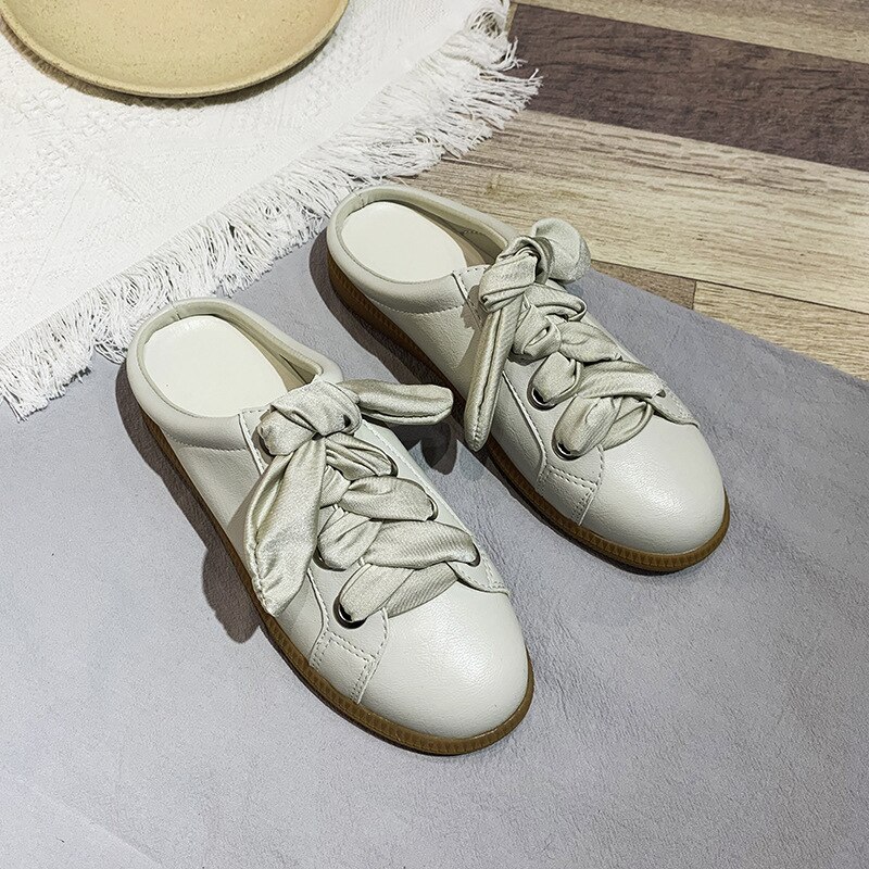 Dames sneakers flats plateauschoenen veterschoenen outdoor casual slippers slippers damesschoenen: Abrikoos / 35