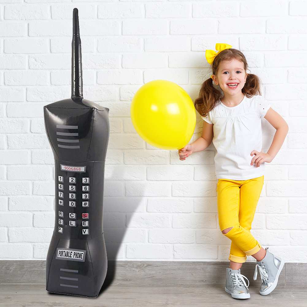 PVC Inflatable Mobile Phone Retro Cell Children Baby Simulation Phone Model