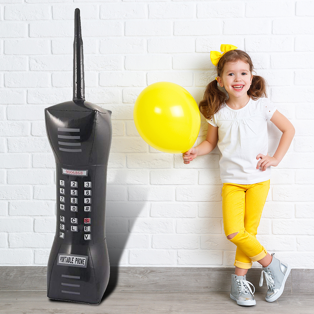 Pvc Opblaasbare Mobiele Telefoon Retro Mobiele Kinderen Baby Simulatie Telefoon Model