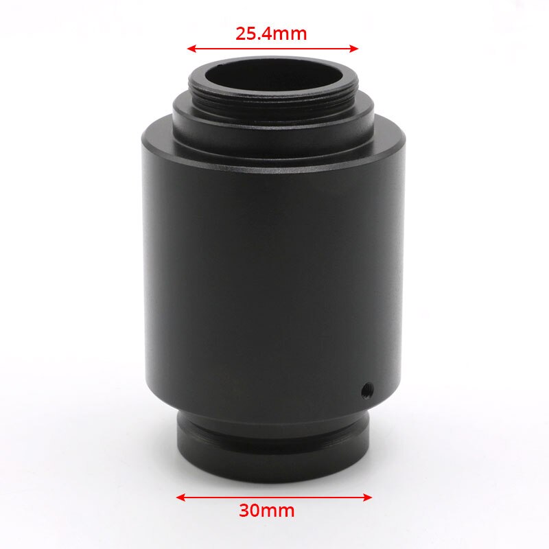 C-Mount Microscope Connector Adapter Thread Interface Connect CCD Camera for Zeiss Trinocular Microscopio Magnification 1x: Default Title