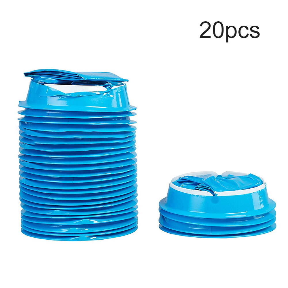 20pcs Disposable Vomit Bag Portable Multi-functional Grade Sickness Bags Aircraft Car Sickness Bag Nausea Case for Travel