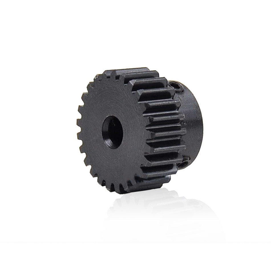 1/2/5/10/20PCS 1M 15T Spur Gear Pinion Bore 8mm Step 14mm Surface Black Motor Transmission Gear Mod 1 Tooth 15 Outer Diameter 17