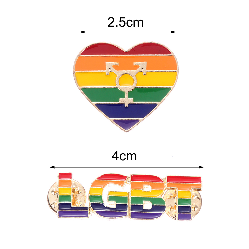 LGBT Regenbogen Homosexuell Broschen Weißblech Abzeichen Revers Denim Hütte Broschen Kleidung Kragen Stift Männer Frauen Schmuck Zubehör