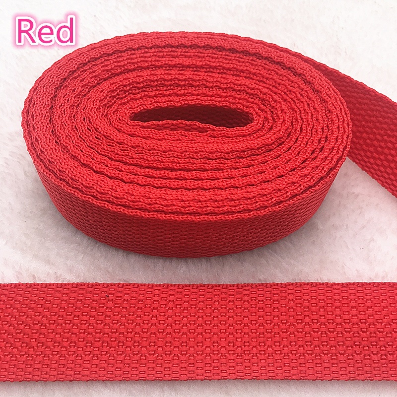 5yards Length 1 Inch (25mm) Width Nylon Webbing Strapping Craft Color U PICK