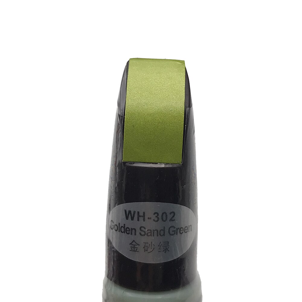 1 stk 12ml grønne farver bil reparation pen bil pro smart frakke lak ridse bil smart frakke: Gyldent sandgrønt