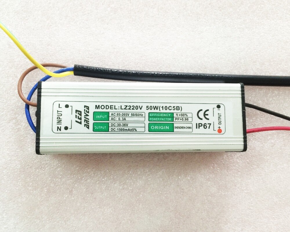 LED Floodlight Driver Outdoor Waterproof 10W 20W 30W 50W 100W DC 30V-36V LED Power Supply Adapter lighting Transformer IP65